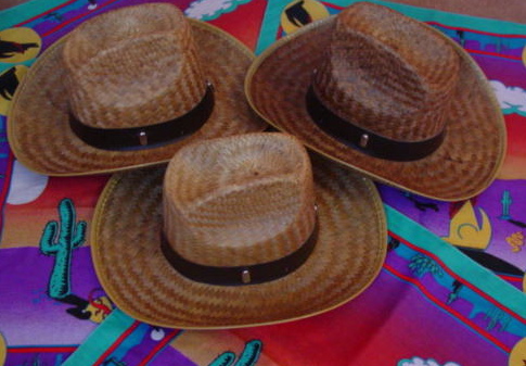We sell good straw cowboy hats